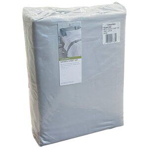 New Organic Cotton Sateen Sheet Set Queen 400 Thread Count Gray Vapor Nordstrom